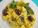 Recette Couscous aux olives, citrons et menthe