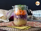 Recette Salad jar végétarienne, la salade pratique à emporter !