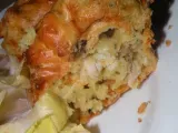 Recette Muffins poulet - bleu d'auvergne - carotte