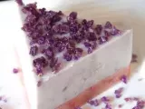 Recette Cheese cake violette biscuits roses de reims sans cuisson