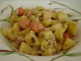 Recette Salade de pommes de terre aux échalotes et knacki