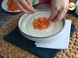 Etape 3 - Crème de chou-fleur, coco et saumon fumé