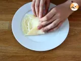 Etape 9 - Crêpes fourrées à la béchamel, au fromage et au jambon