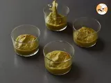 Etape 7 - Verrines végétariennes: crème de petit pois, crumble de parmesan et crème au mascarpone